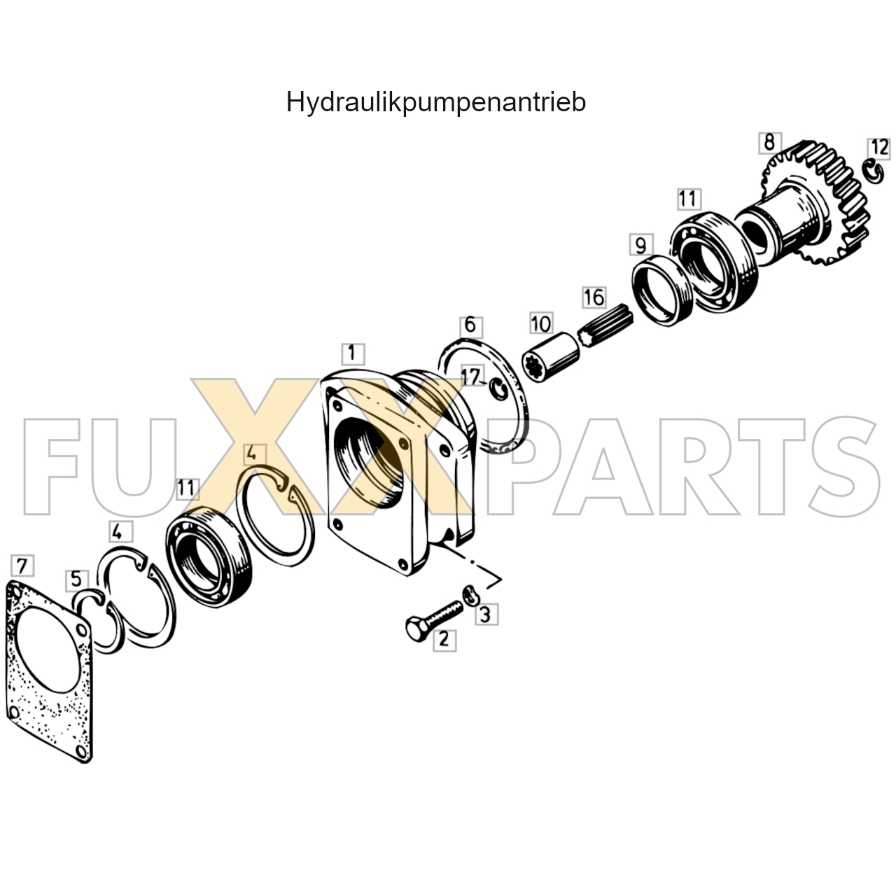 4080 Hydraulikpumpenantrieb