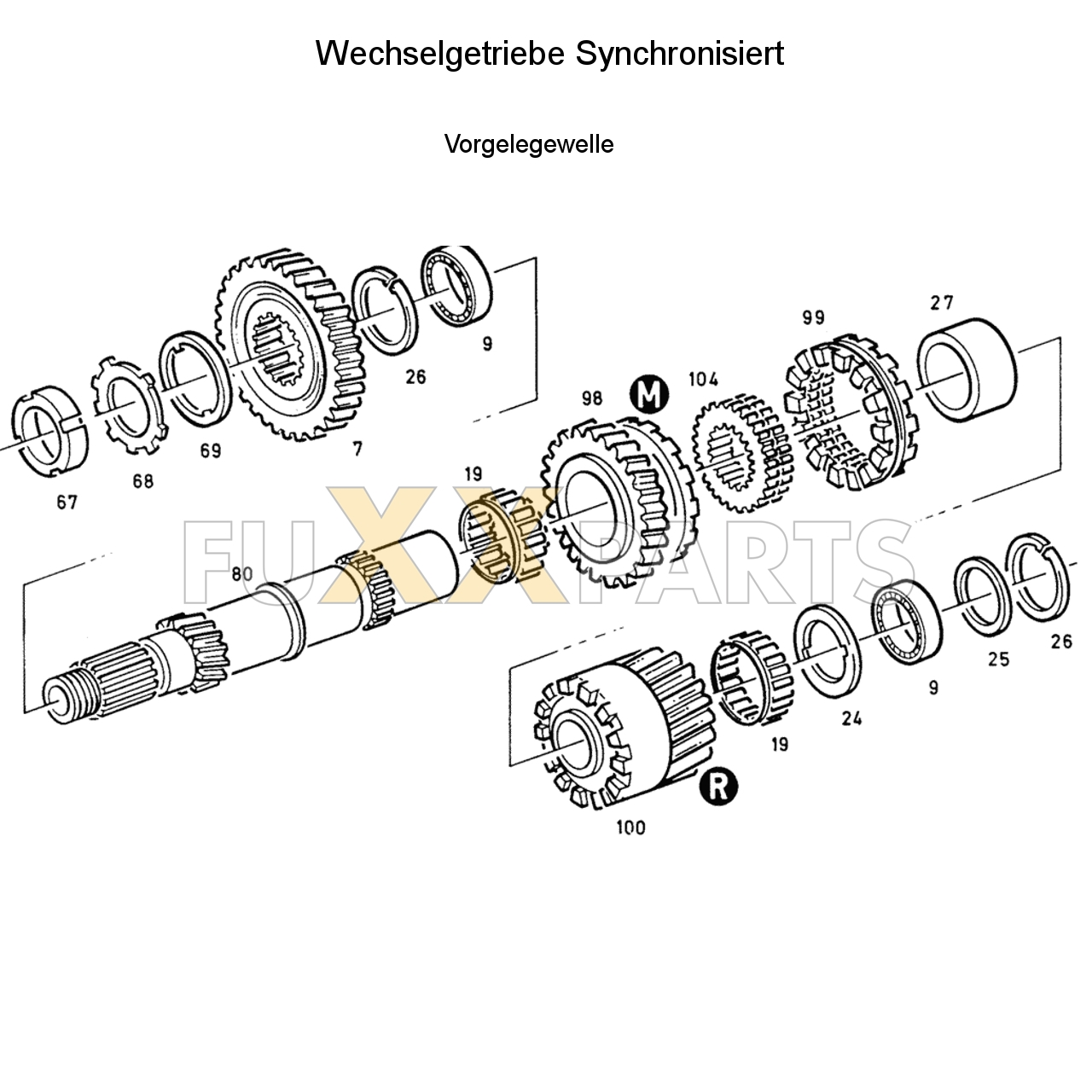 D 7807 C Wechselgetriebe Synchronisiert 1