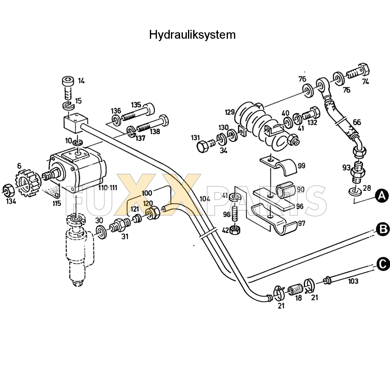 D 6007 C Hydrauliksystem 1
