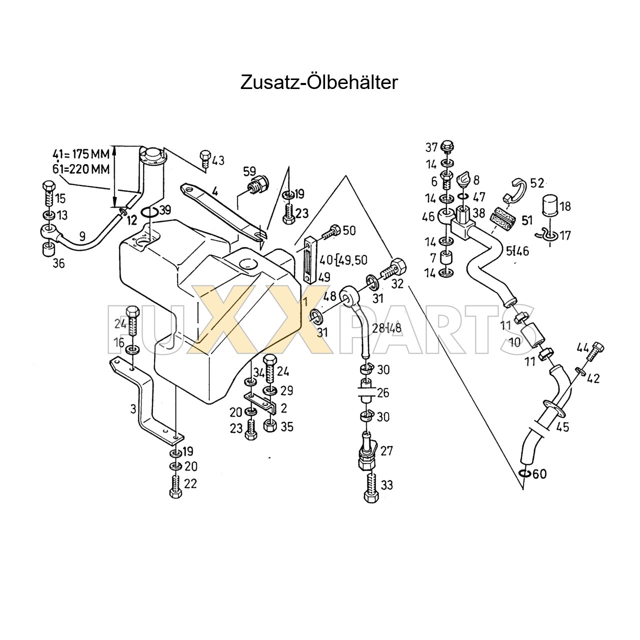 AgroStar 4.61 Zusatz-Ölbehälter