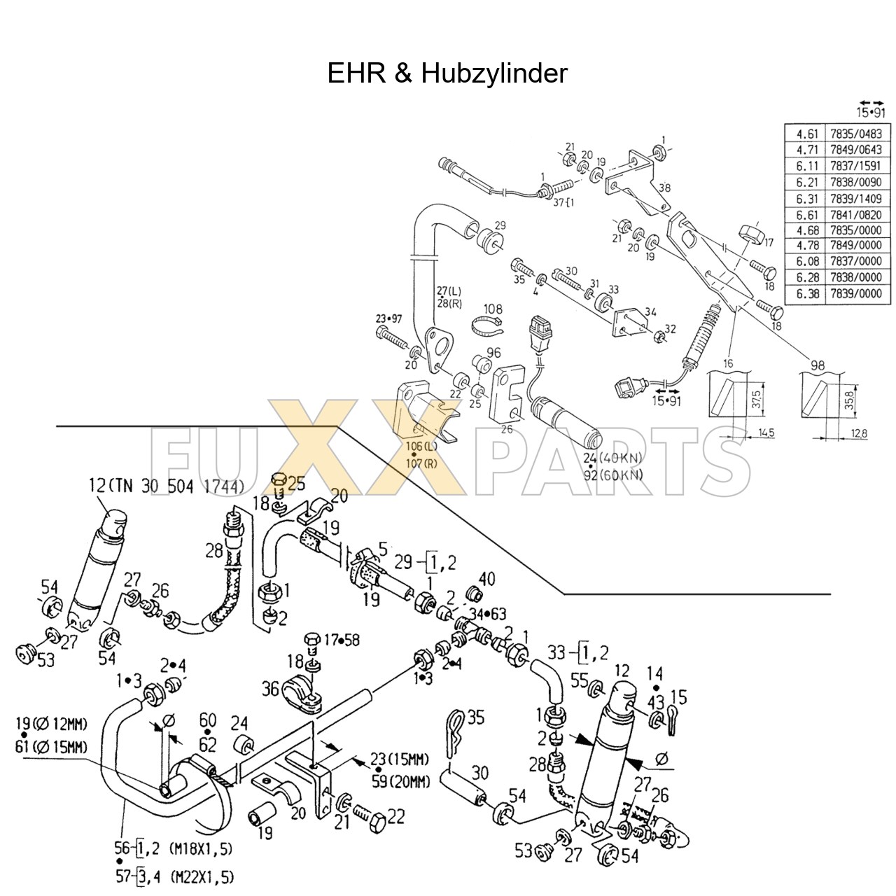 AgroStar 4.61 EHR & Zylinder
