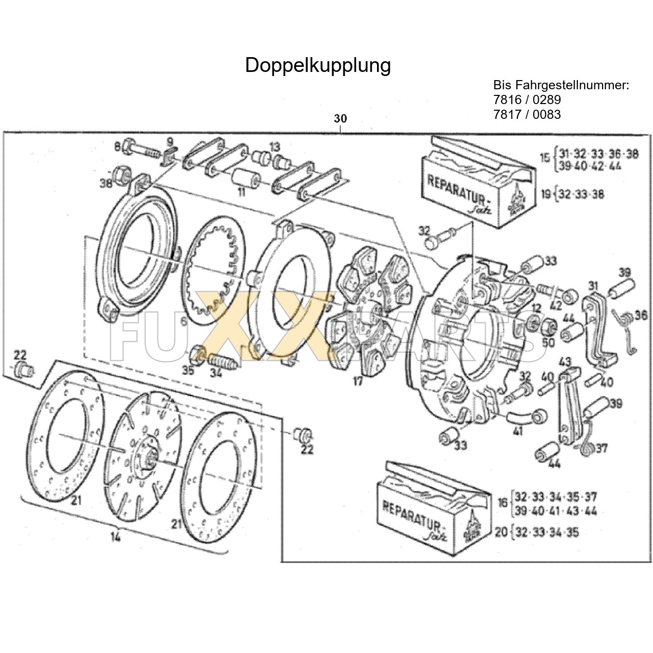 DX 85-78XX Doppelkupplung 1