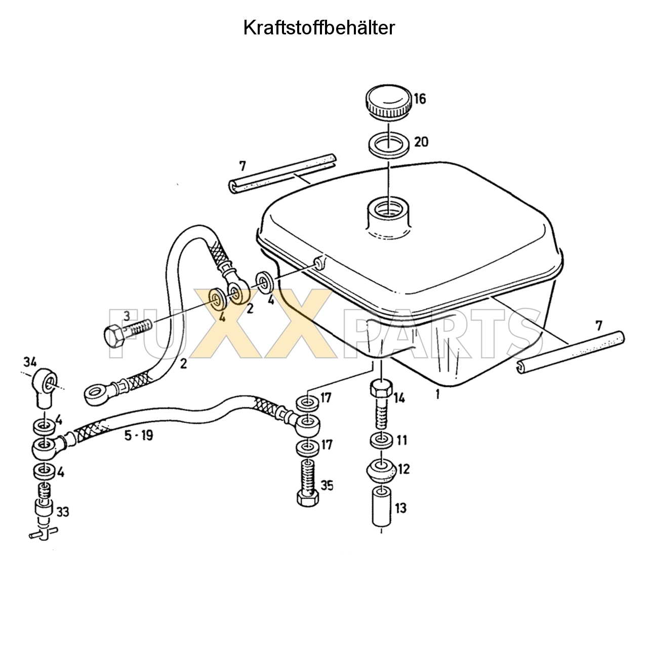 D 4007 Kraftstoffbehälter