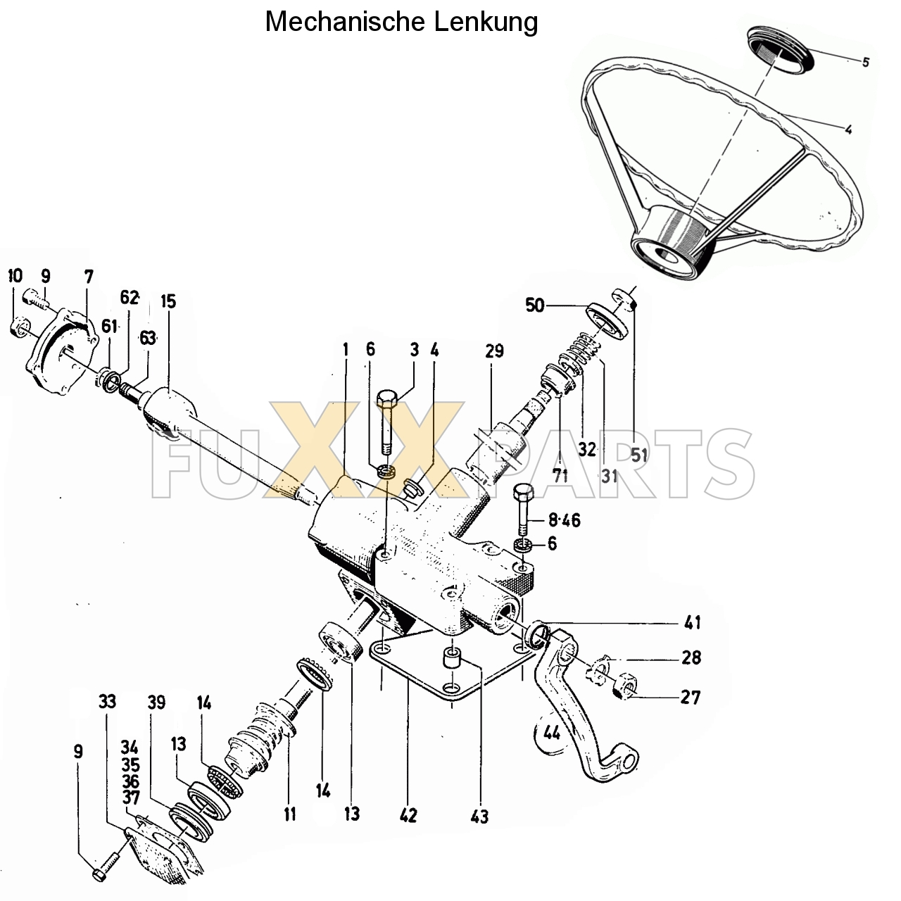 D 6806 Mechanische Lenkung