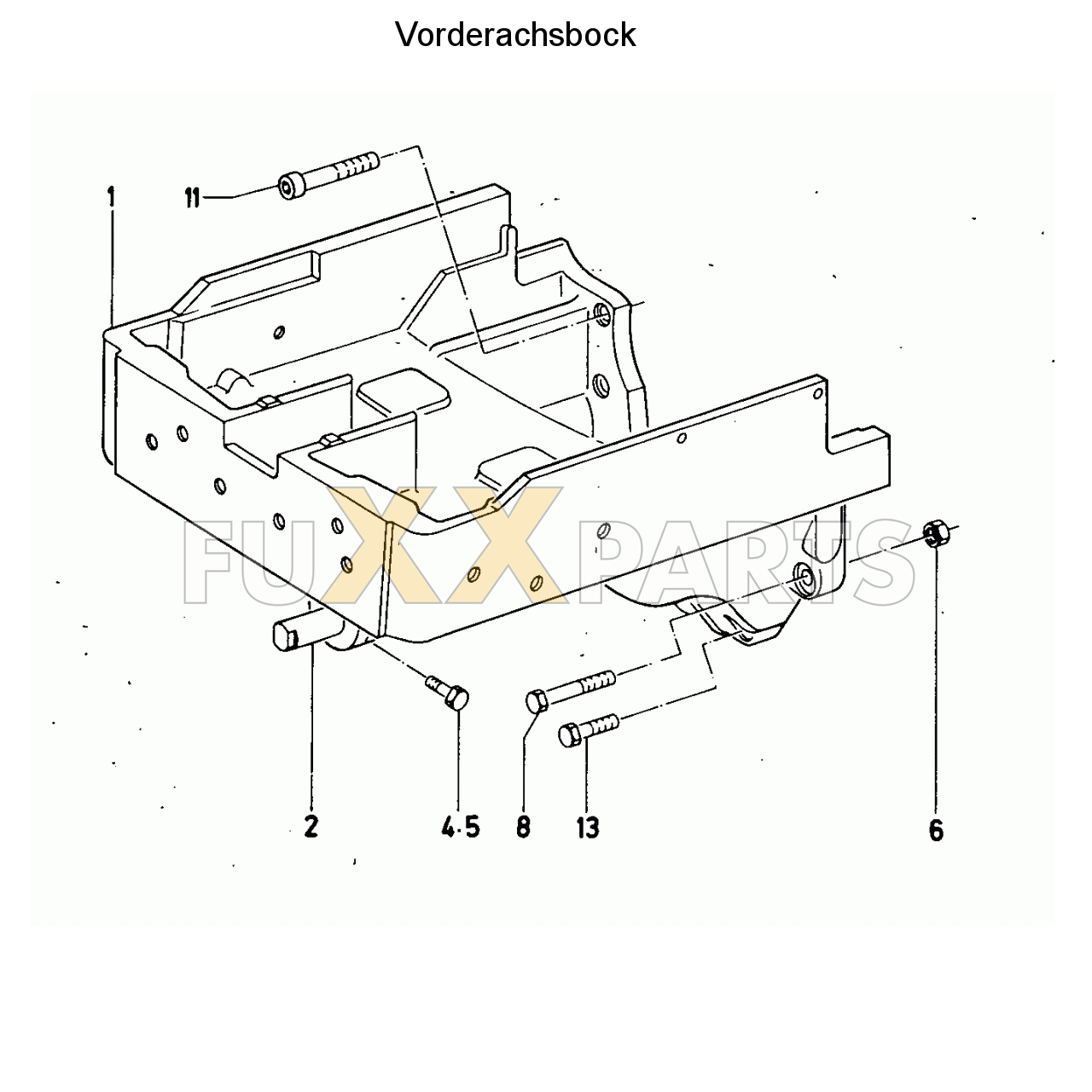 D 7206 Vorderachsbock