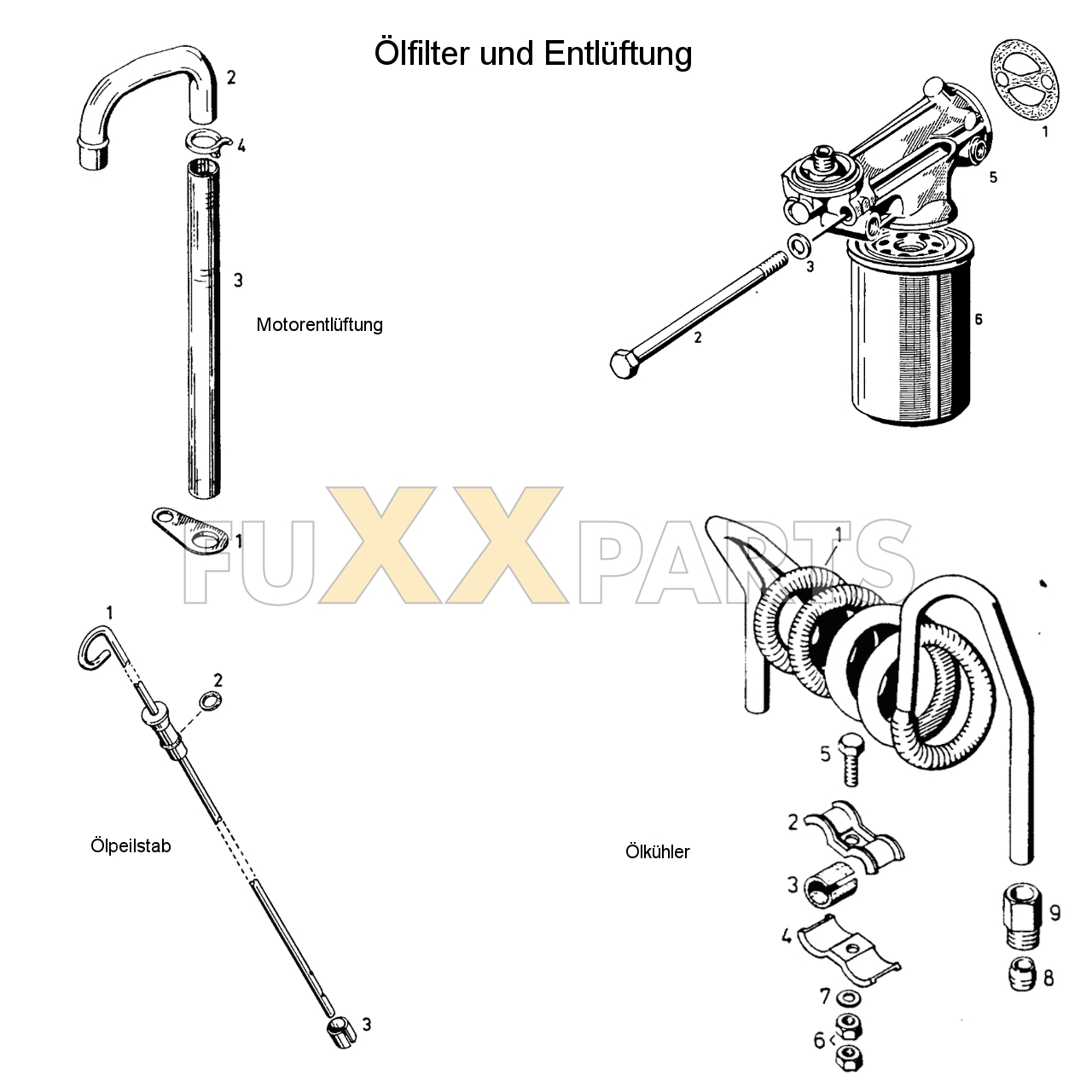 D 5207 Ölfilter und Entlüftung