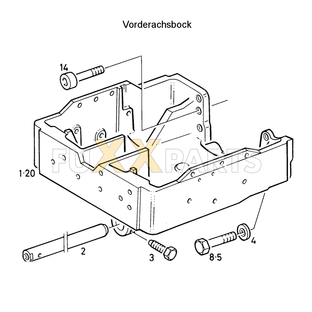 D 4007 Vorderachsbock