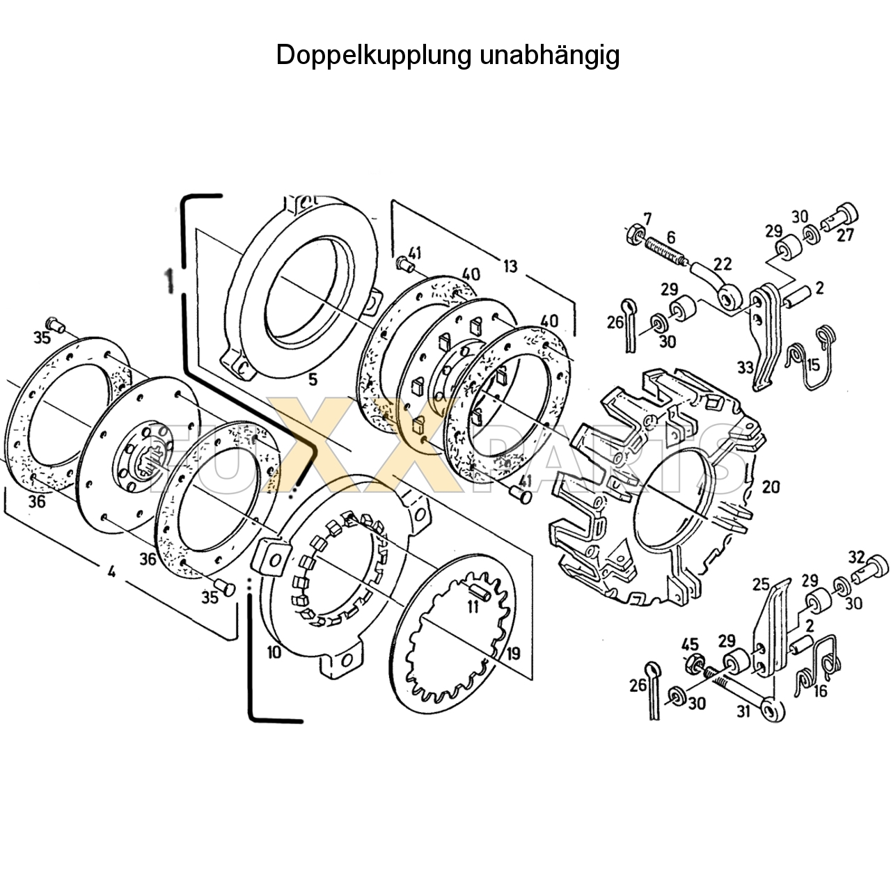 D 6207 Doppelkupplung unabhängig