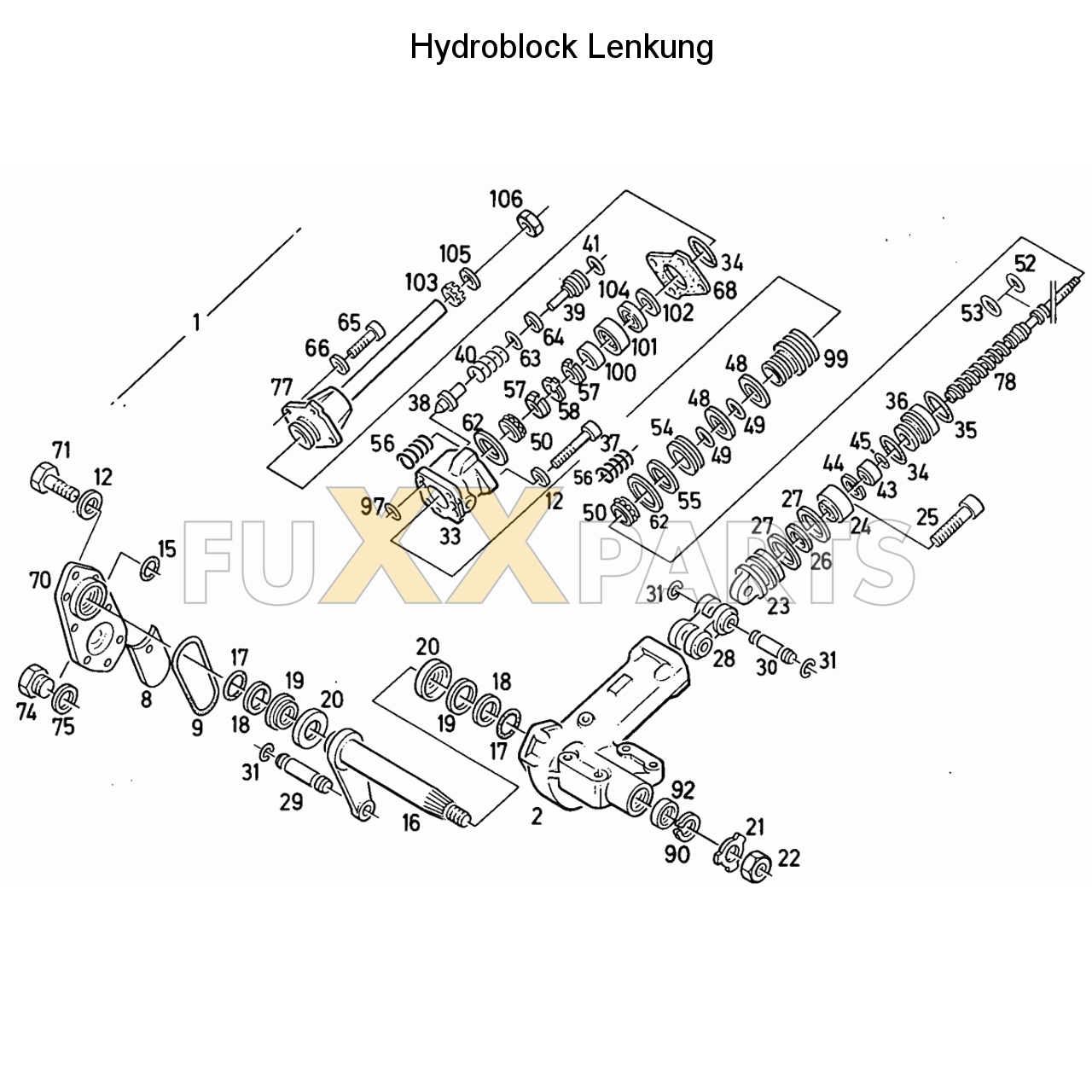 D 8006 Hydraulische Lenkung (Hydroblock) 2