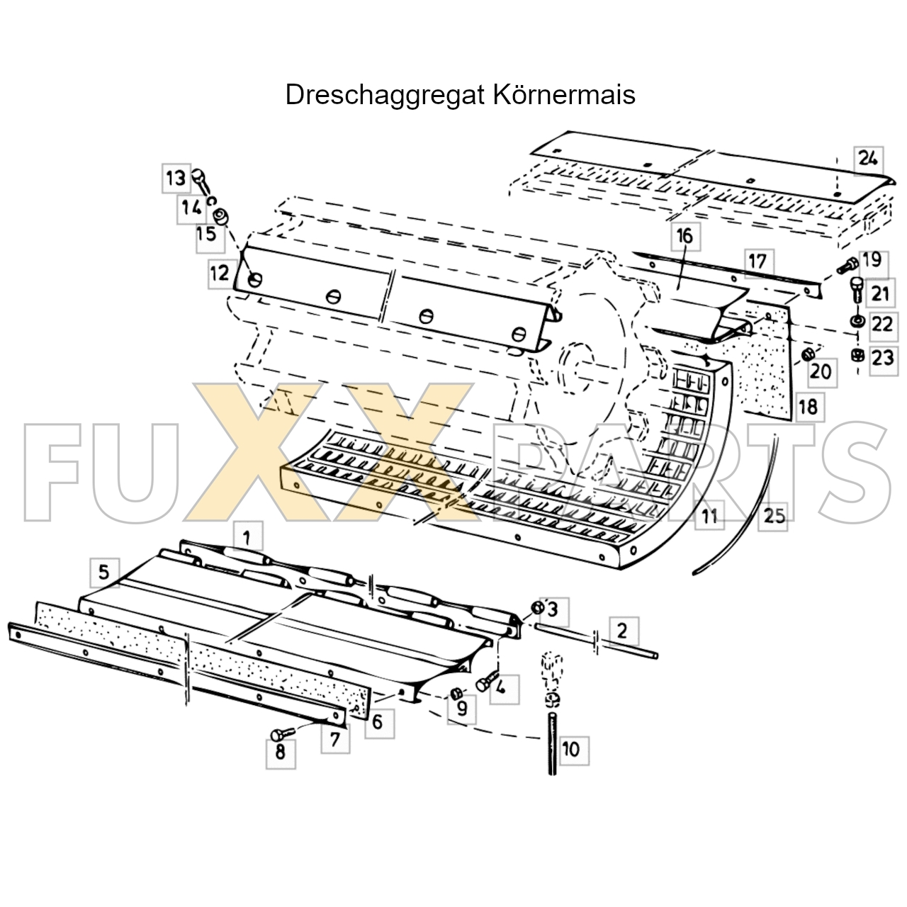 4080 Dreschaggregat Körnermais