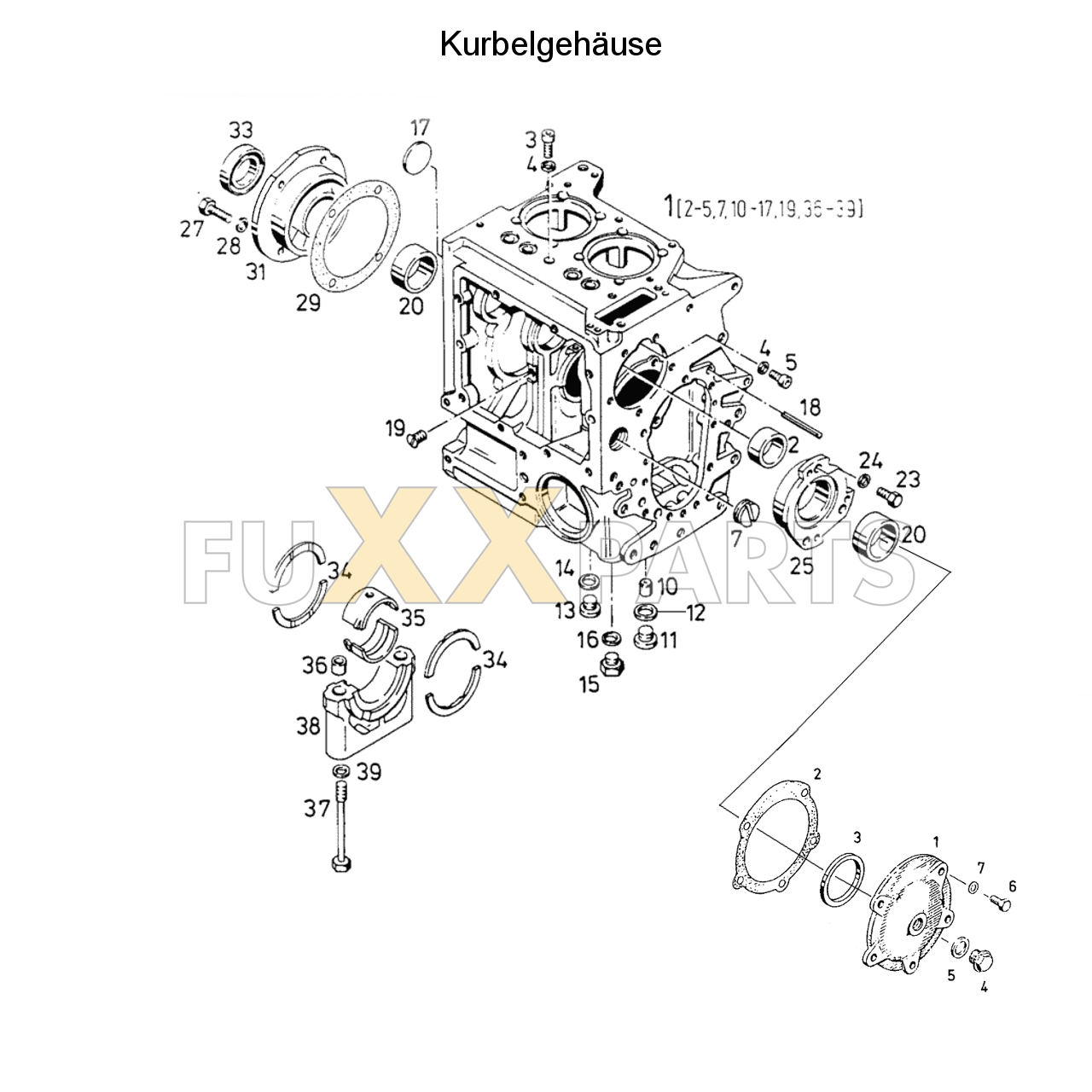 D 3607 Kurbelgehäuse