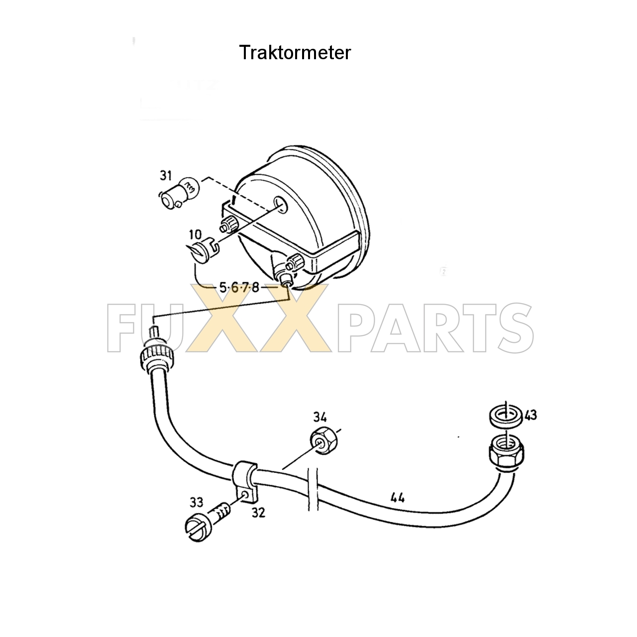 D 3607 Traktormeter