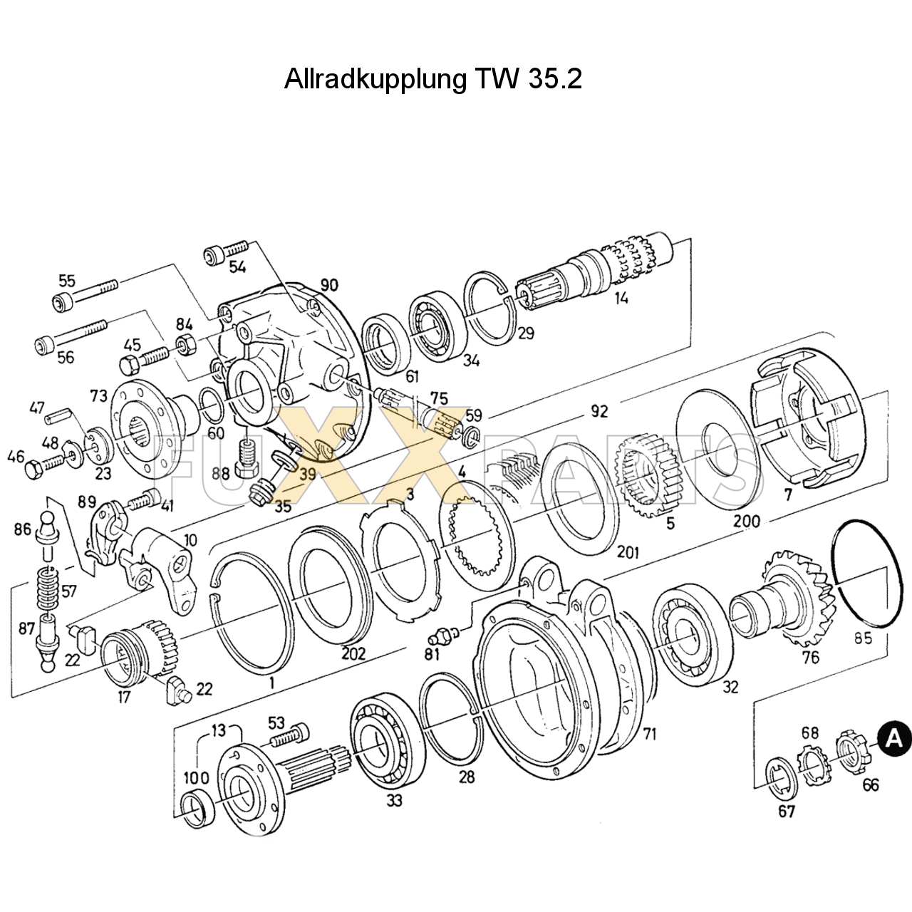 D 6507 C Allradkupplung