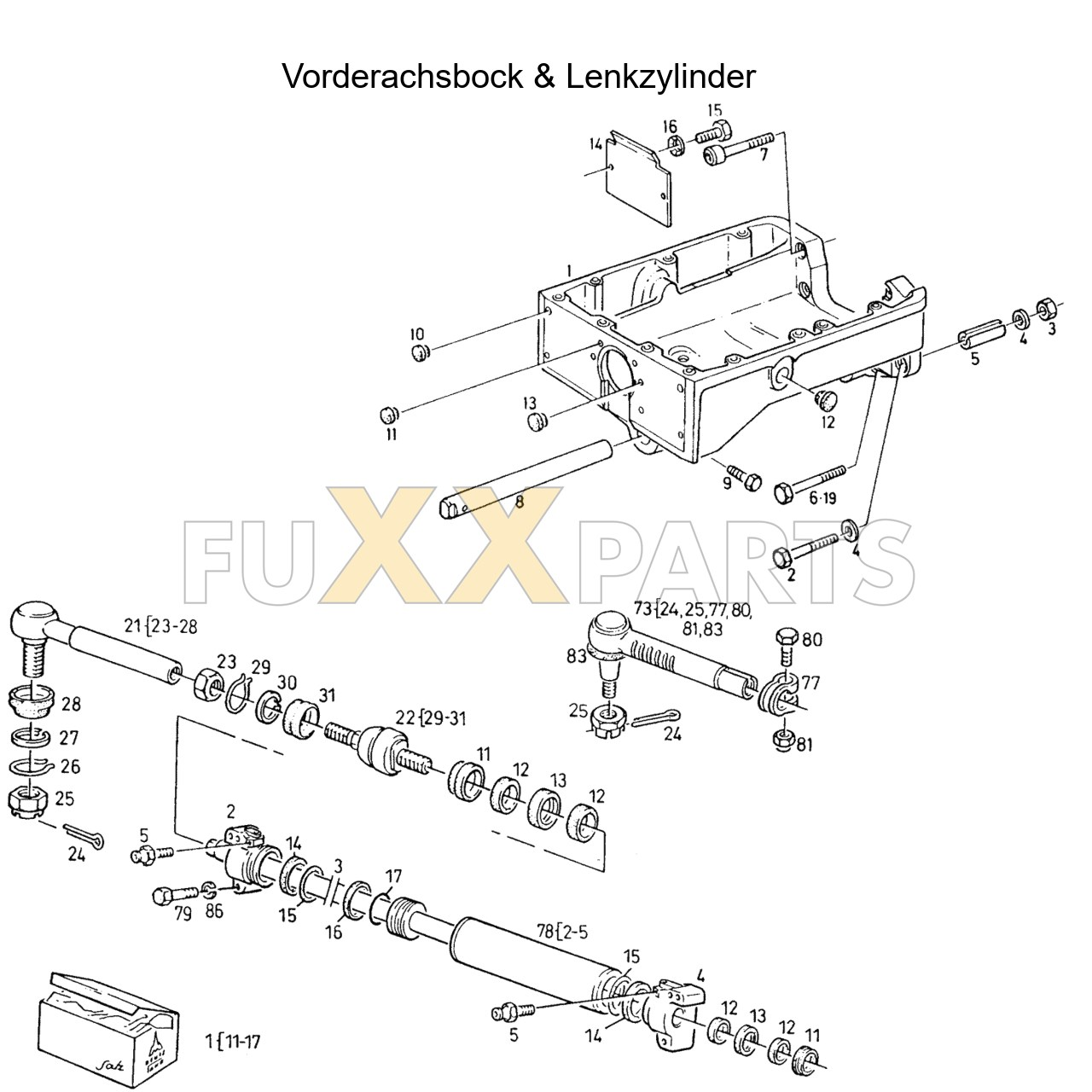 AgroXtra 4.07 Vorderachsbock