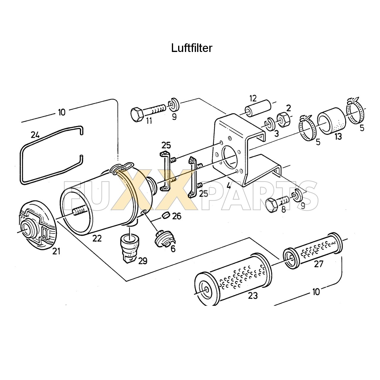 DX 92-78XX Luftfilter