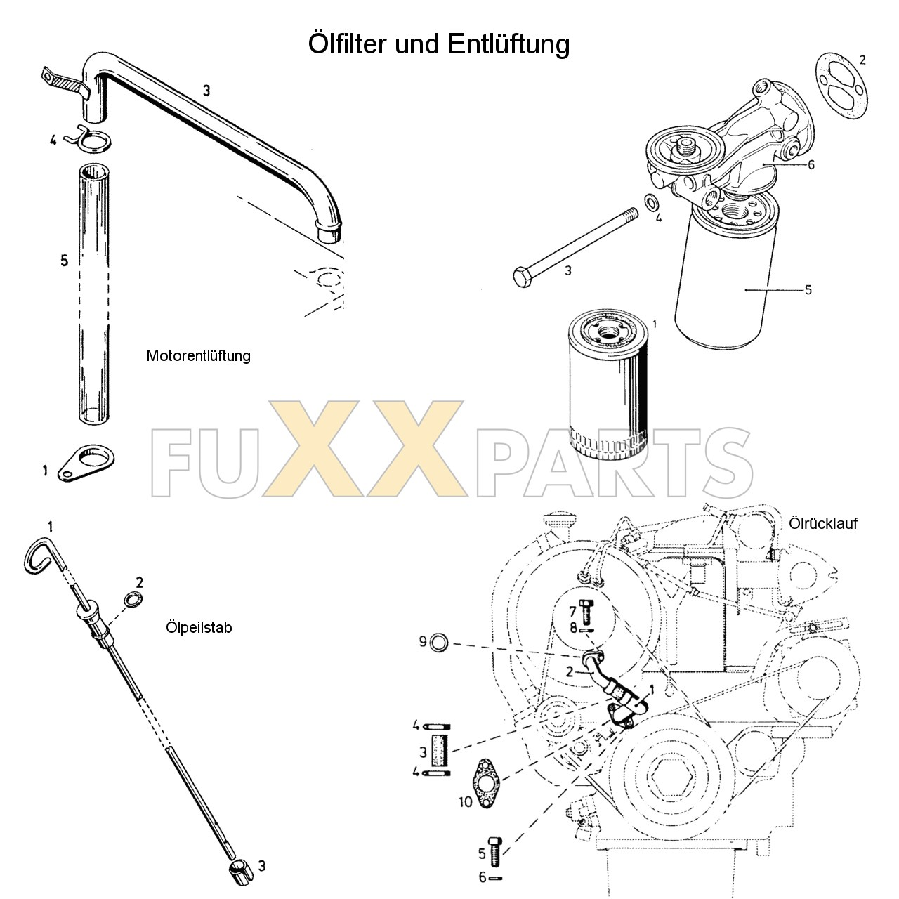 DX 110-78XX Ölfilter und Entlüftung 1