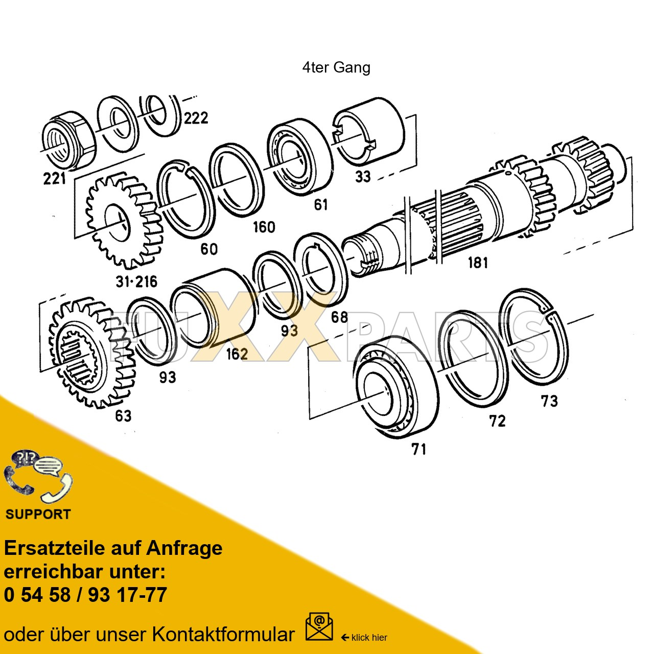 DX 140-76XX Wechselgetriebe Lastschaltung 4