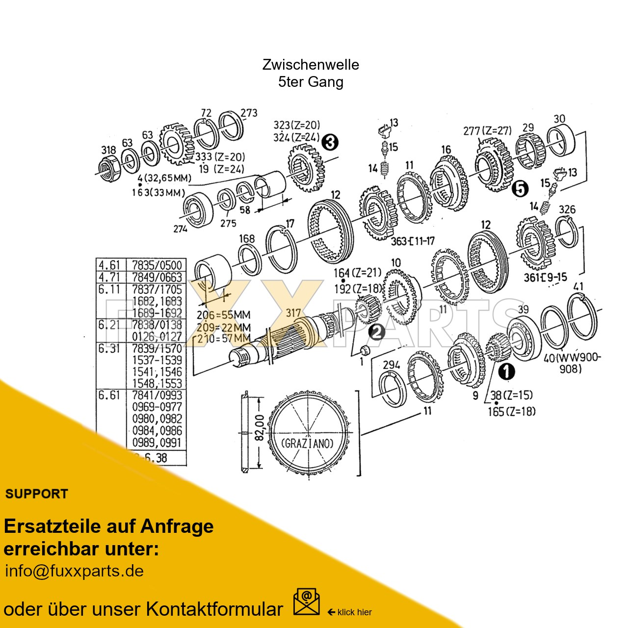 AgroStar 4.61 Getriebewelle 2