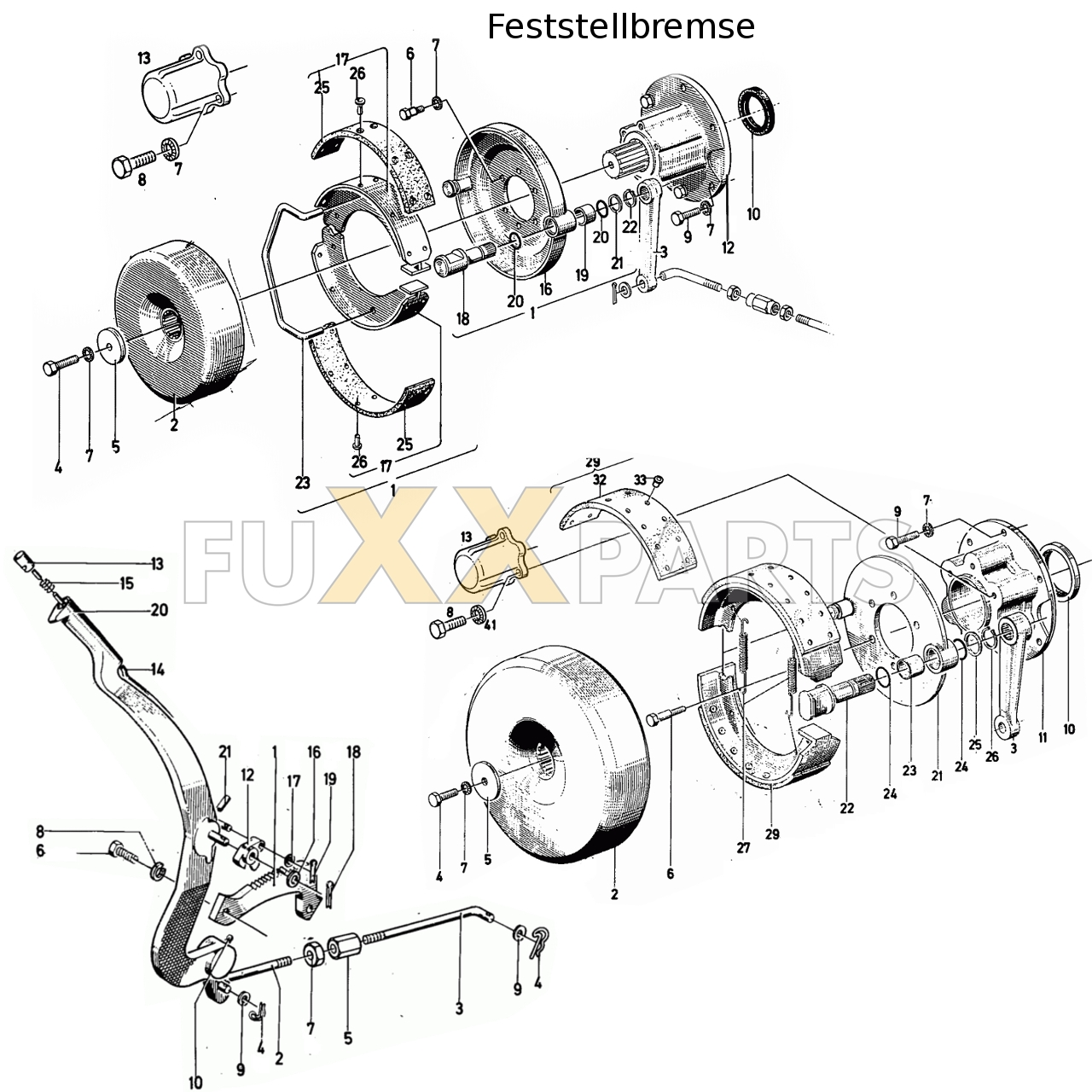 D 6206 Feststellbremse