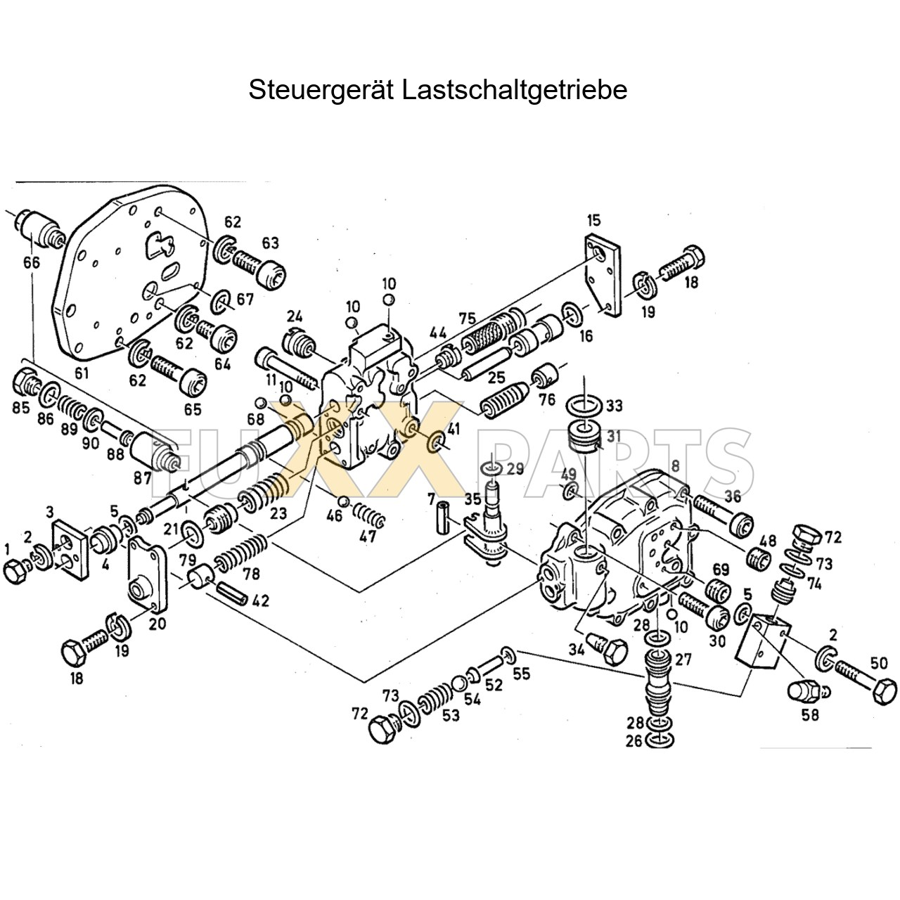 DX 140-76XX Steuergerät Lastschaltgetriebe
