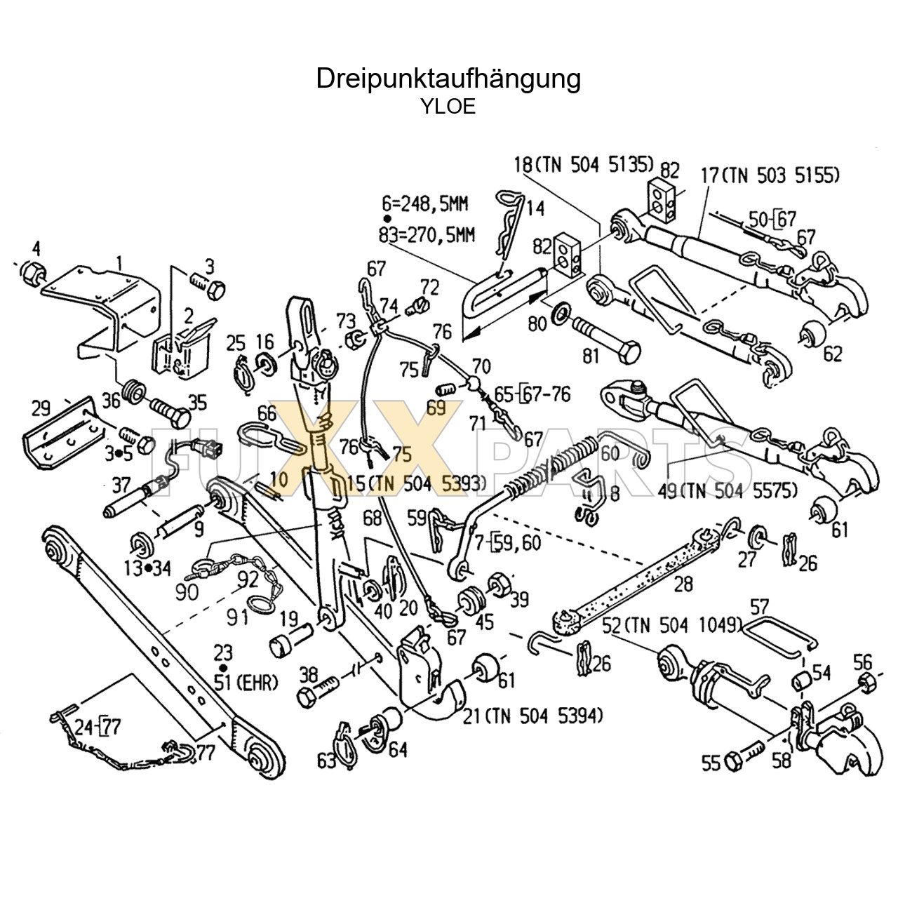 AgroXtra 4.57 Dreipunktaufhängung 1