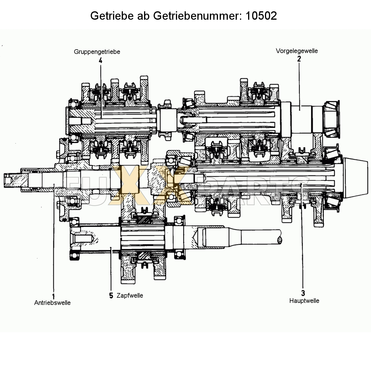 D 10006 Getriebeschnittbild 2