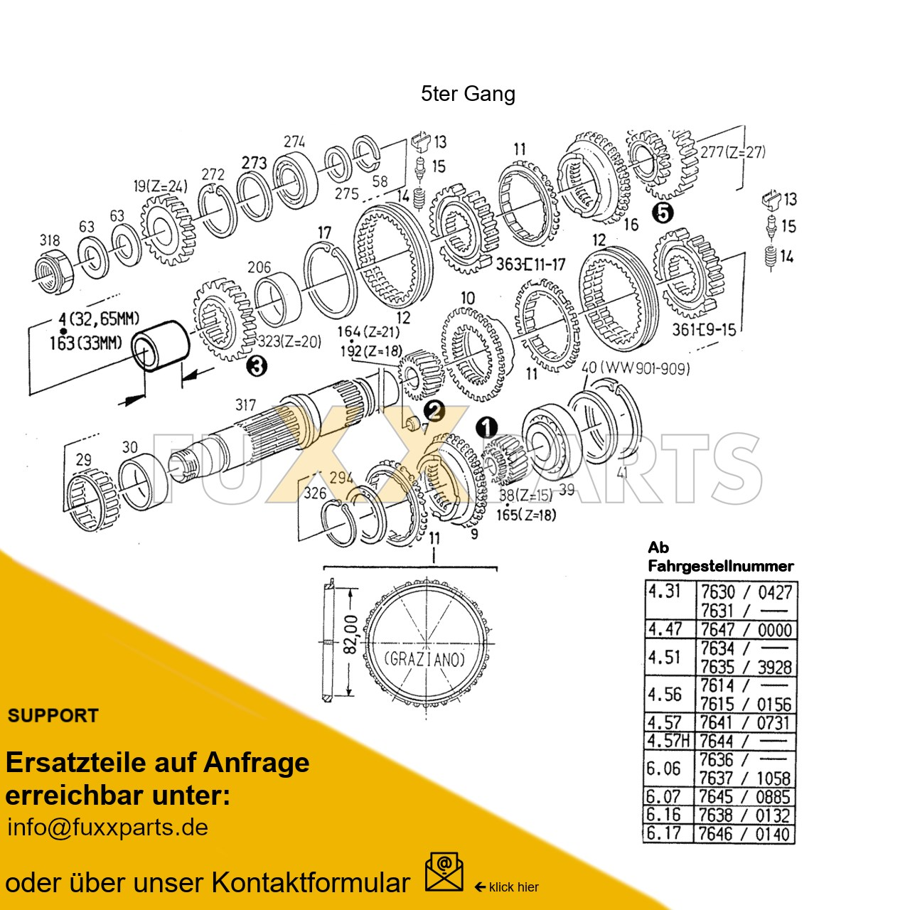 AgroPrima 4.56 Getriebewelle 4