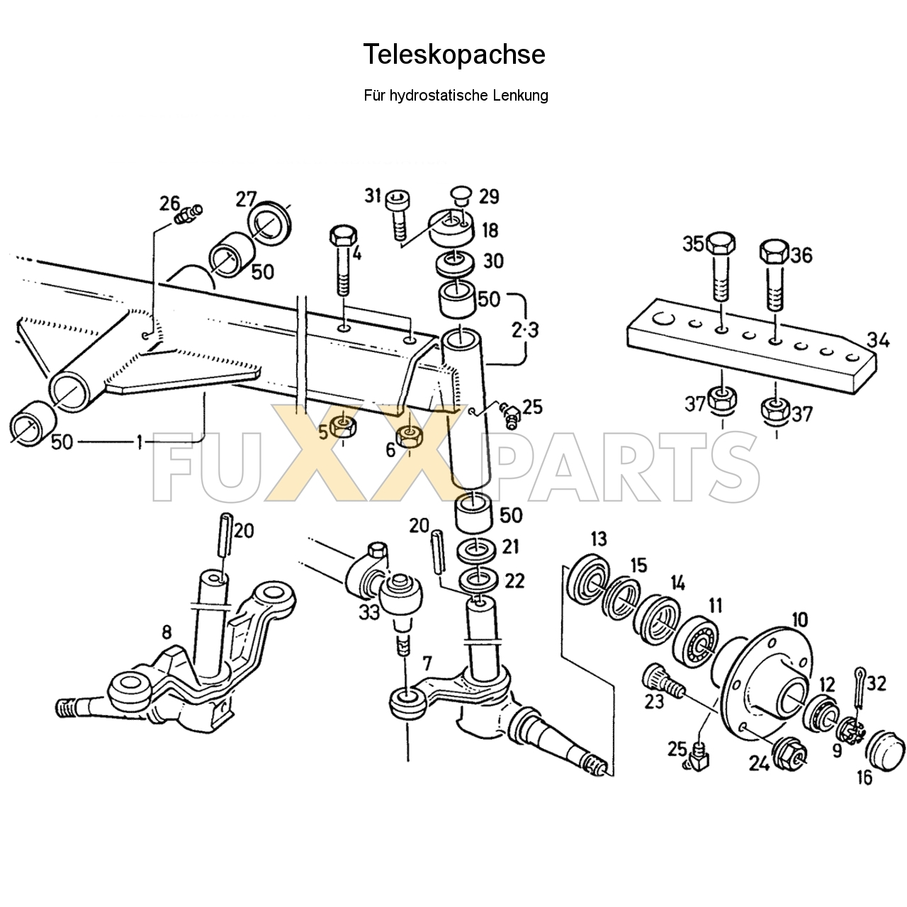 D 6807 Teleskopachse hyd.