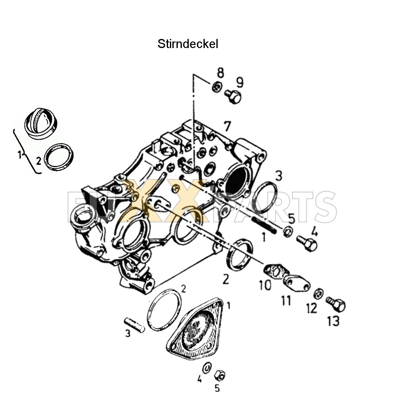 DX 120-78XX Stirndeckel