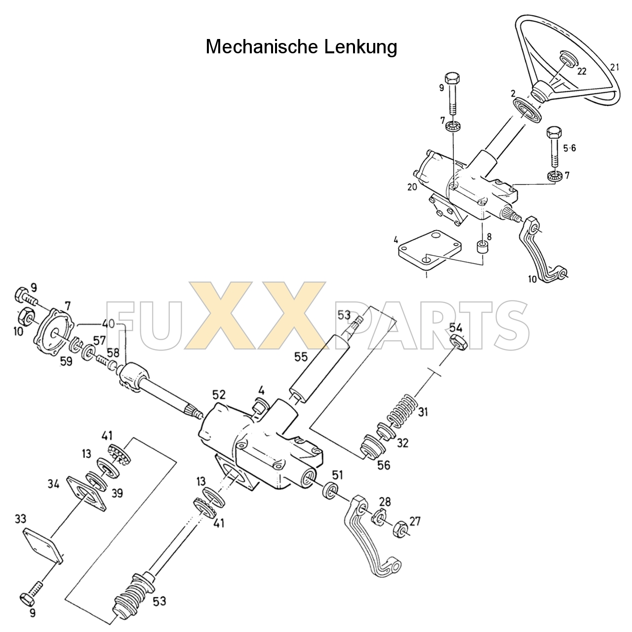 D 6507 Mechanische Lenkung