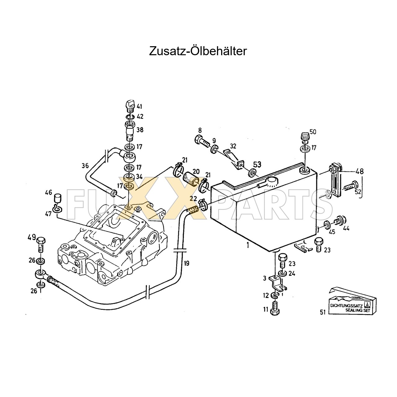 AgroXtra 4.17 Zusatz-Ölbehälter