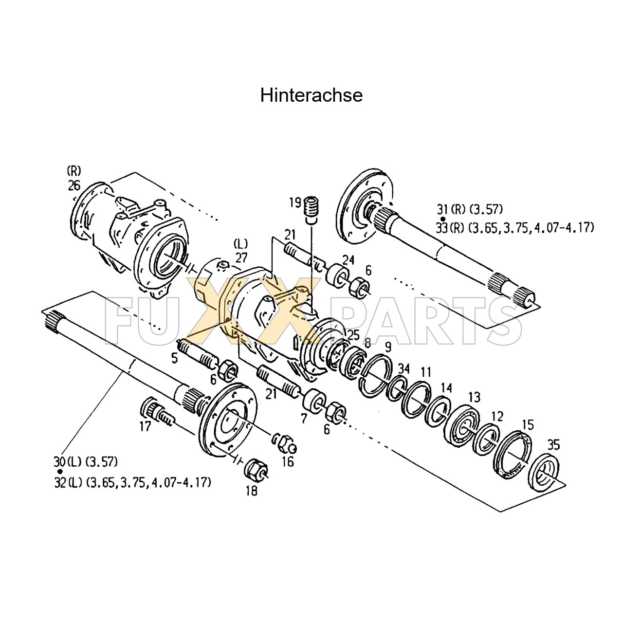 AgroXtra 4.07 Hinterachse