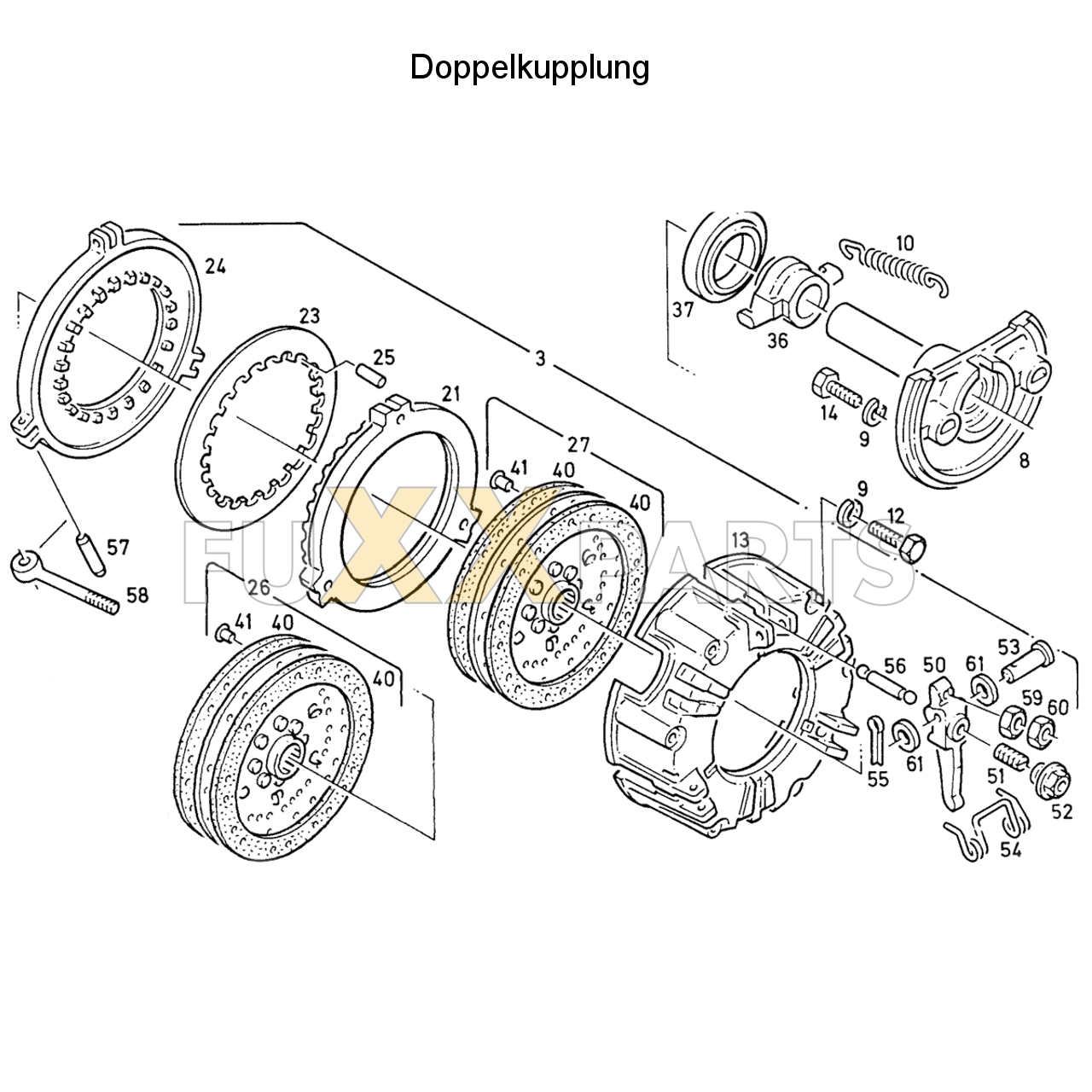 D 2807 Doppelkupplung