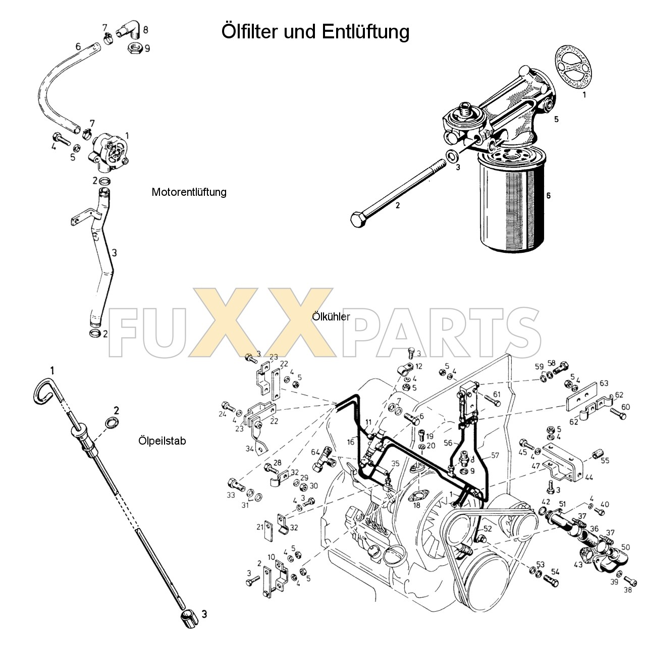 DX 4.50 Ölfilter und Entlüftung 1