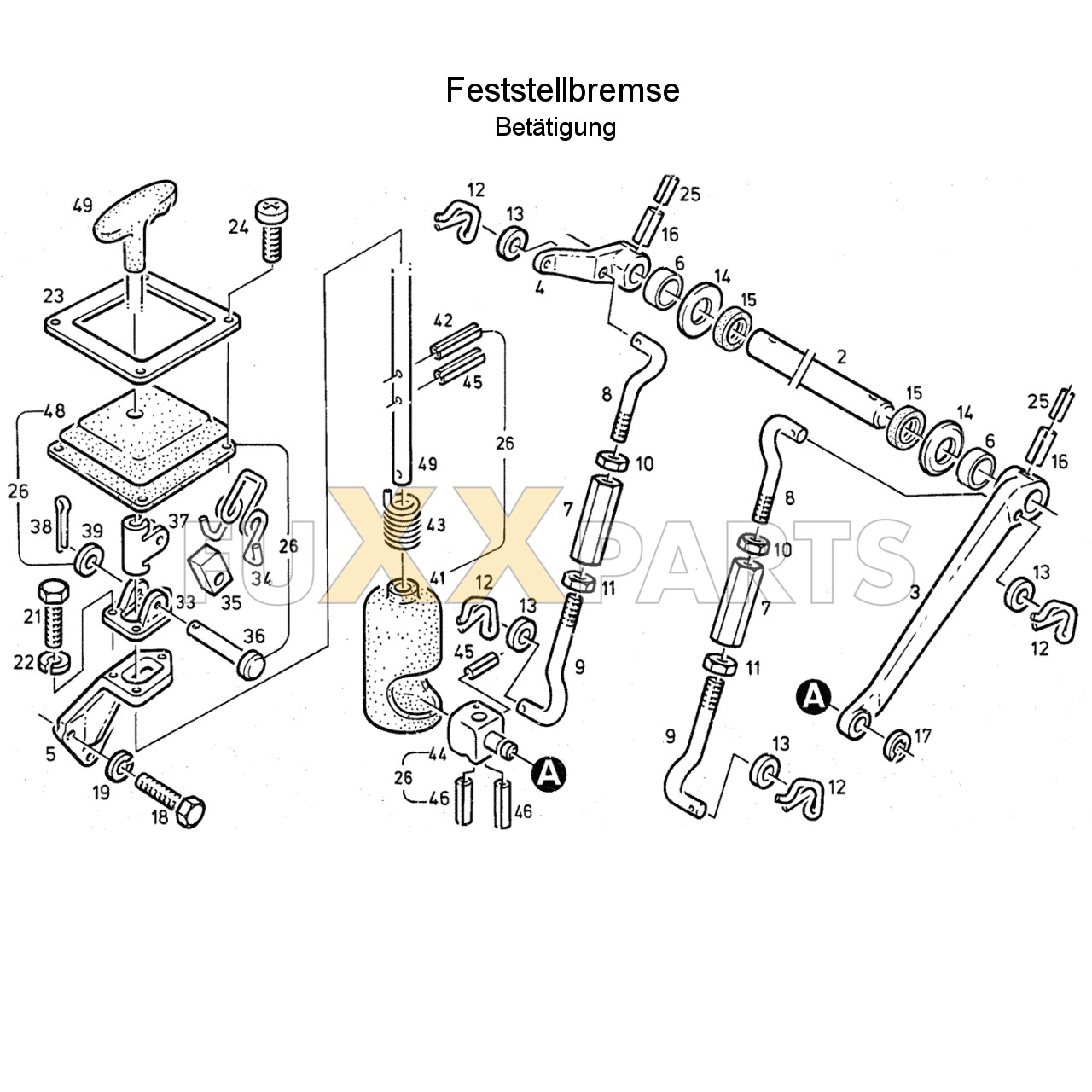 DX 85-78XX Feststellbremse 1