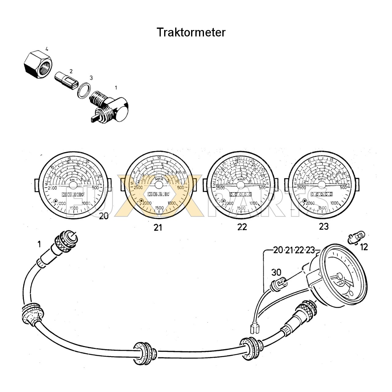 DX 110-78XX Traktormeter