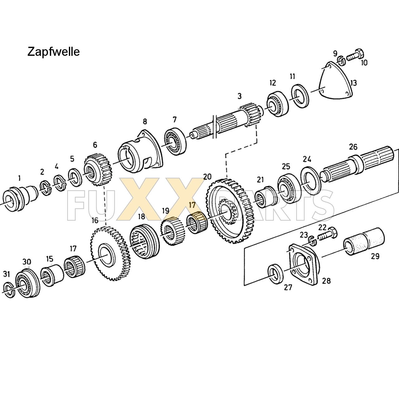 D 6507 C DUO-Zapfwelle 2