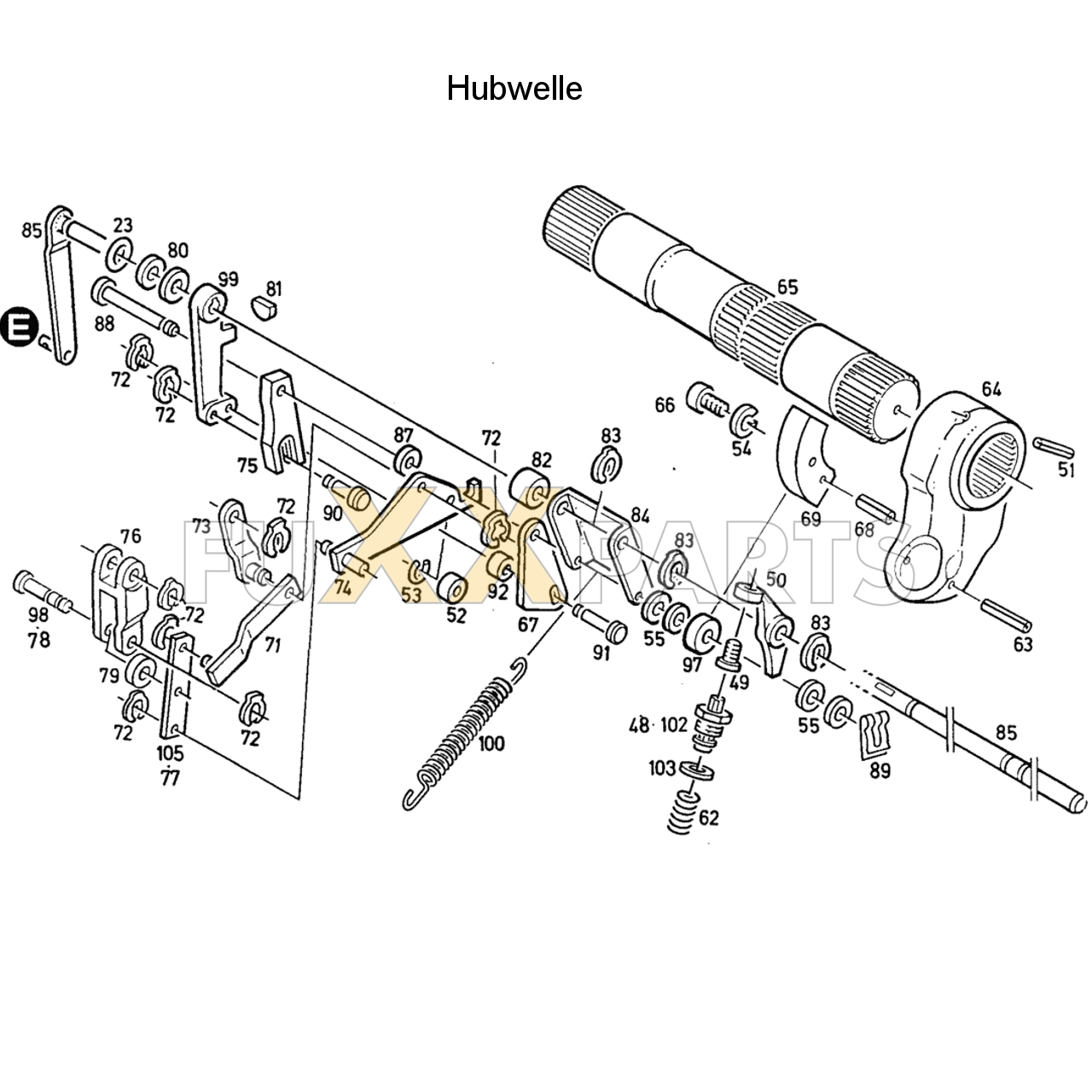 D 7207 C Hubwelle