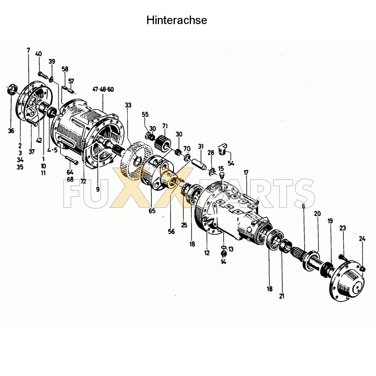 D 10006 Hinterachse