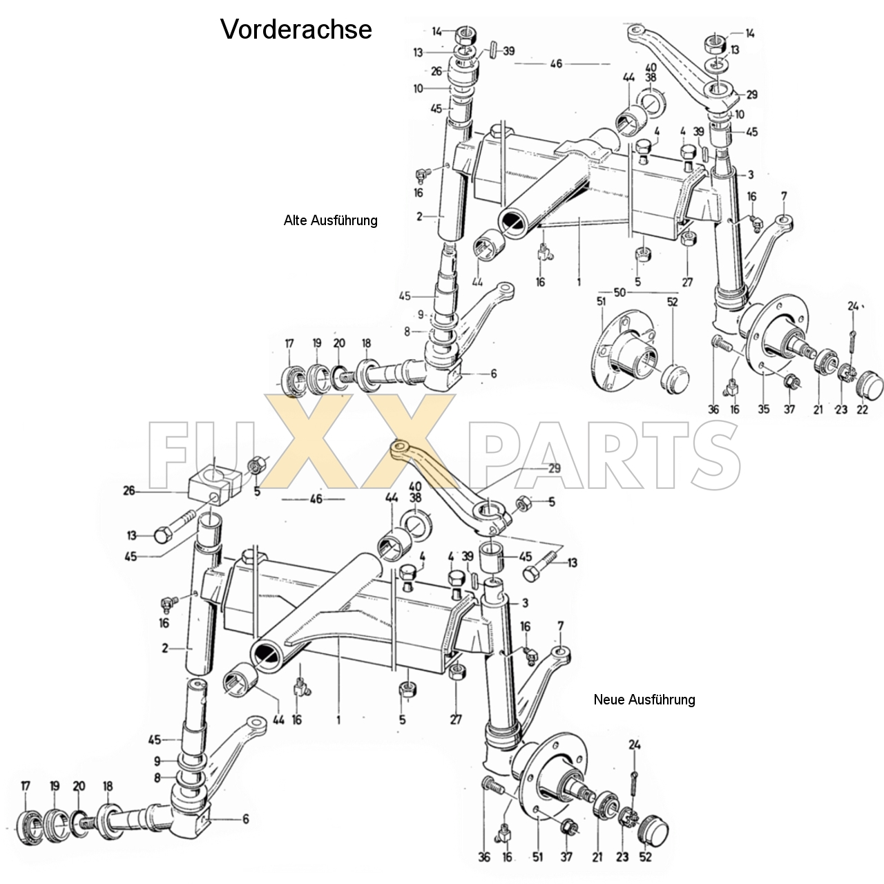 D 7206 Vorderachse