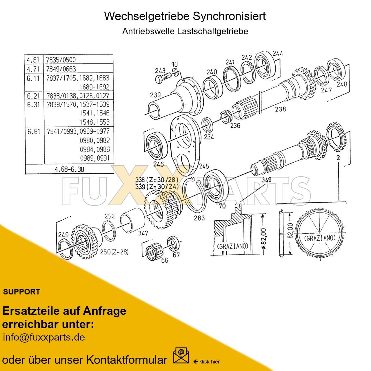 AgroStar 4.61 Getriebewelle 1.2