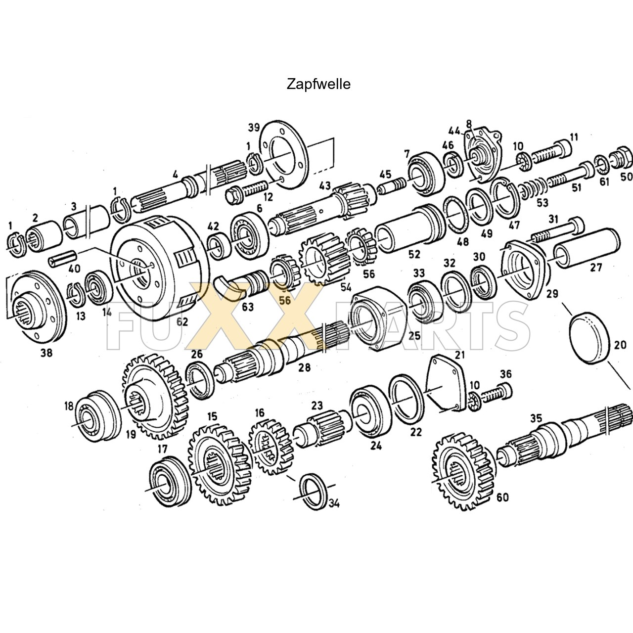 DX 140-76XX Zapfwelle 2