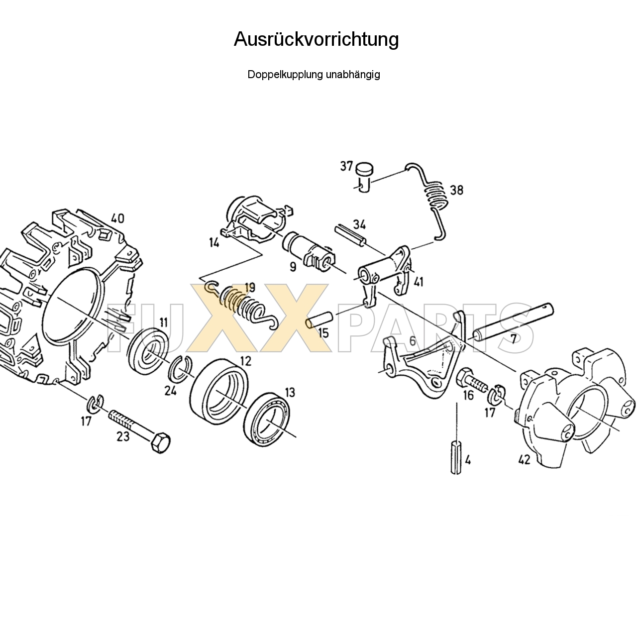 D 4807 Ausrückvorrichtung