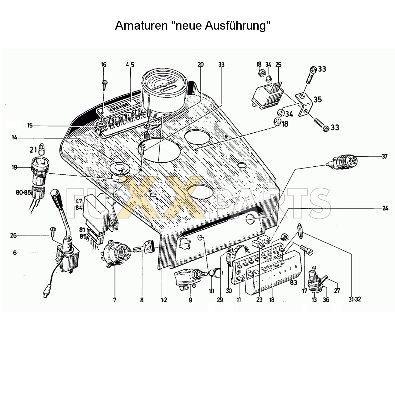 D 10006 Amaturen neue Ausführung