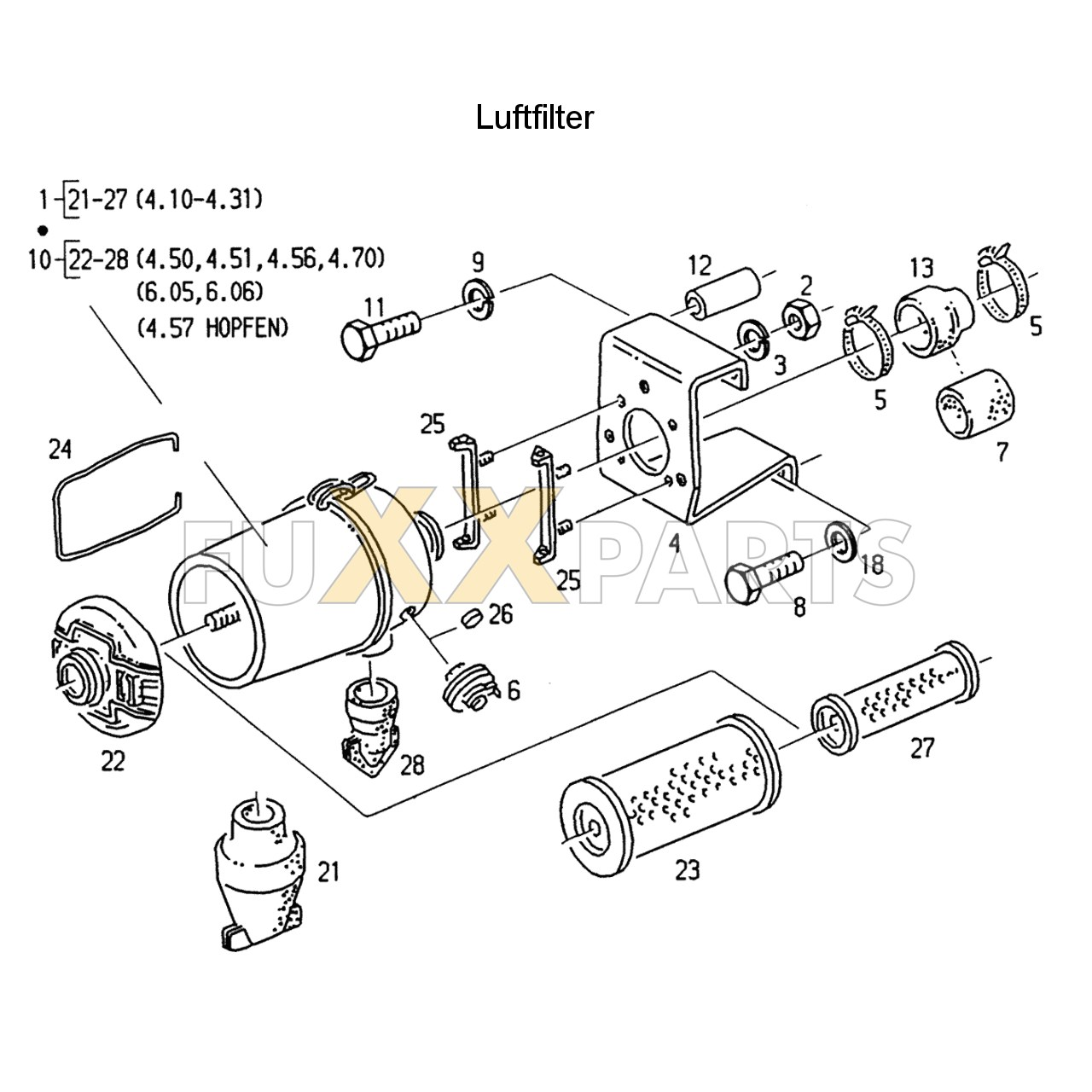 DX 4.10 Luftfilter