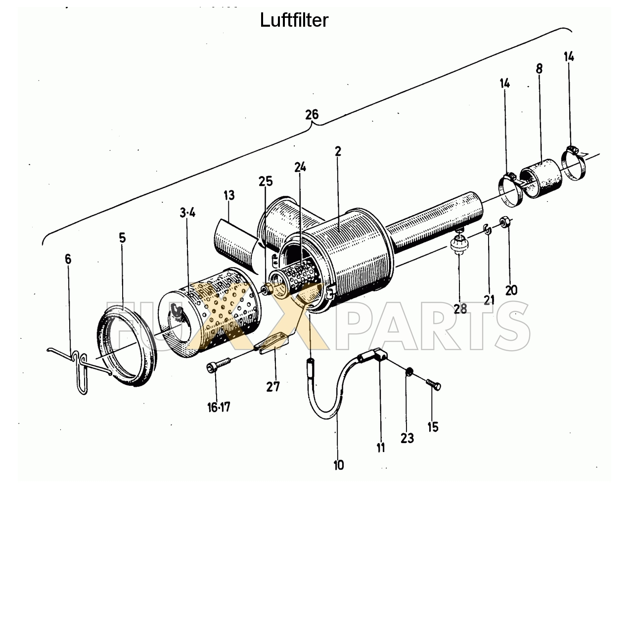 D 6206 Luftfilter