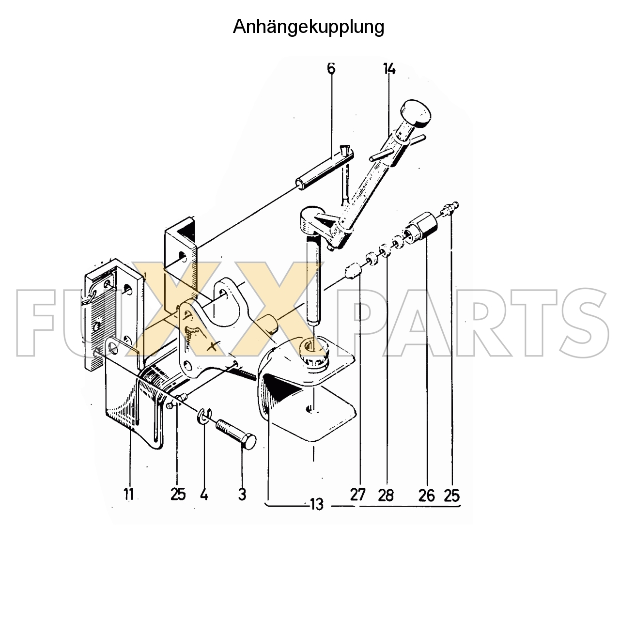 D 4006 Anhängekupplung