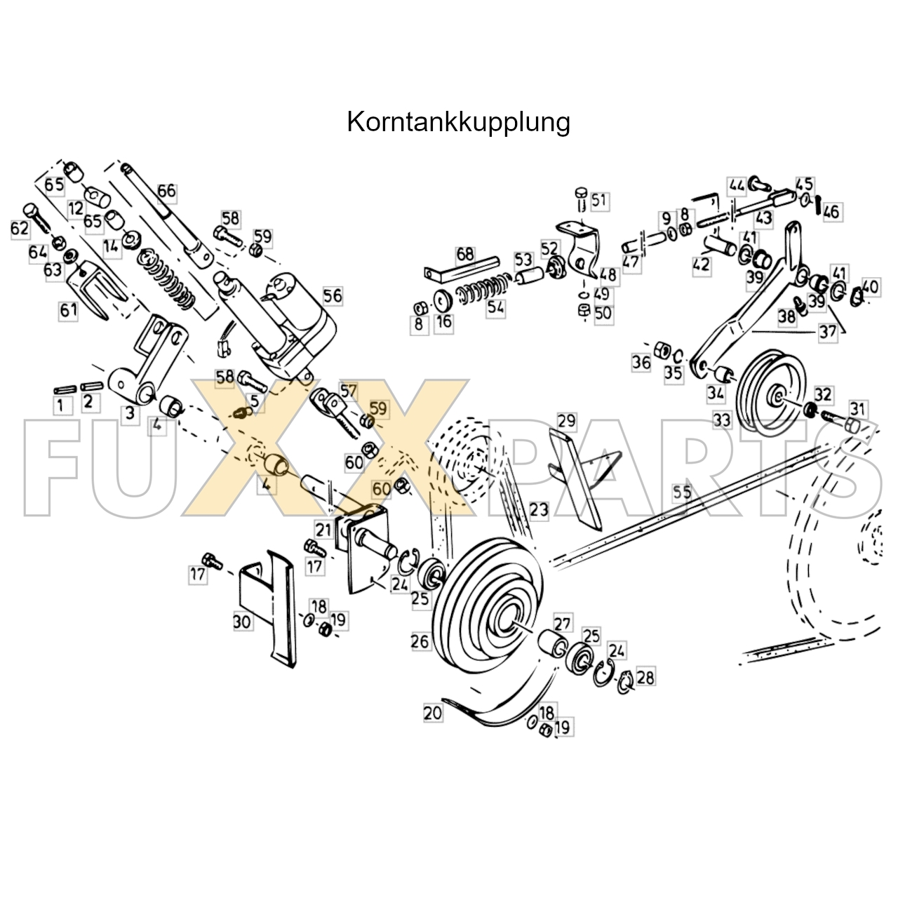 4080 Korntankkupplung