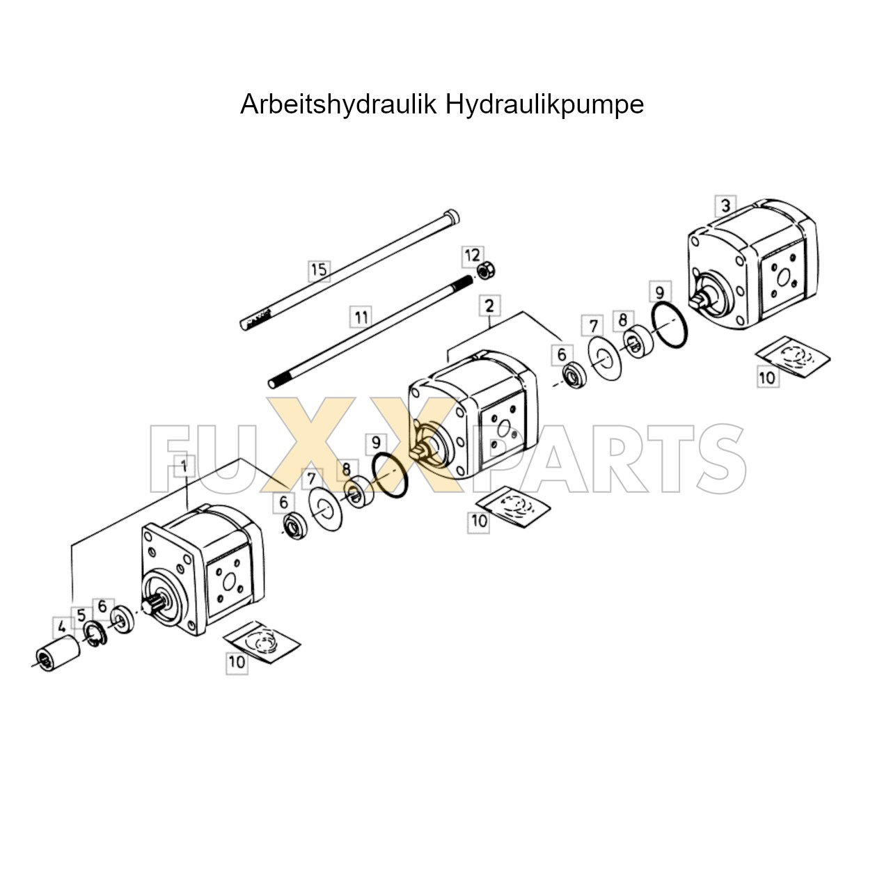 4080 Arbeitshydraulik Hydraulikpumpe