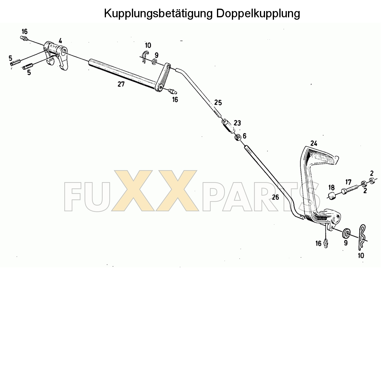 D 6206 Kupplungsbetätigung Doppelkupplung